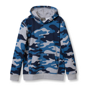 Boys Graphic Camp Fleece Hoodie - CAMO PRINT