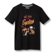 Boys Graphic Short-Sleeve T-Shirt - BLACK