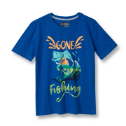 Boys Graphic Short-Sleeve T-Shirt - NAUTICAL BLUE