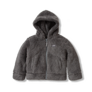 Toddler Quest Fleece Plush Hooded Jacket - GREYSTONE