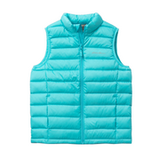 Girls Cirruslite Down Vest - BLUE CURACAO