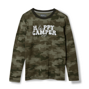 Boys Graphic Long-Sleeve T-Shirt - GREEN CAMO