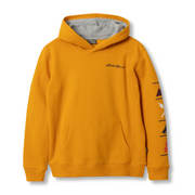 Boys Graphic Camp Fleece Hoodie - ASPEN GOLD