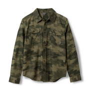 Boys Eddies Favorite Flannel - GREEN CAMO