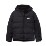 Boys Classic Down Hooded Jacket - BLACK