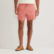Men's Pull On Twill Shorts - Tangelo