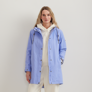 Women's Charly Waterproof Hooded Rain Parka - Hyacinth