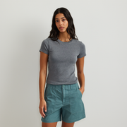 Women's Everyday Short-Sleeve Crewneck T-Shirt - Med Htr Gray