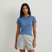 Women's Everyday Short-Sleeve Crewneck T-Shirt - Tile Blue