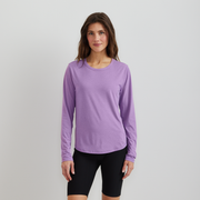 Women's Trek Light Hike Long-Sleeve Crewneck T-Shirt - Hydrgea