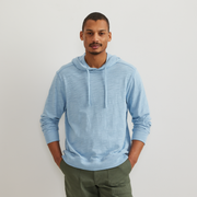 Men's Slub Hoodie - Slate Blue