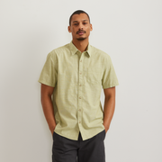 Men's Camano Short-Sleeve Shirt - Solid - Lt Aloe