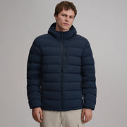 Men's EB Stretch Down Hooded Jacket - Storm