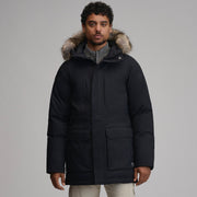 Men's Superior Down Waterproof Hooded Parka - Black