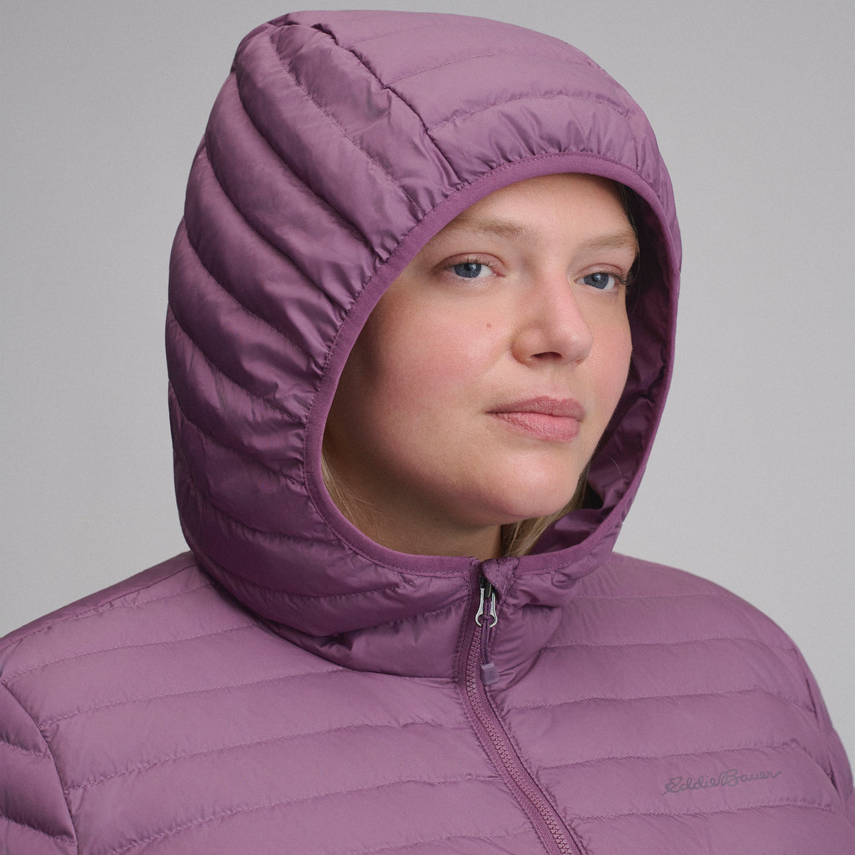 Women's Microlight Hooded Down Jacket
