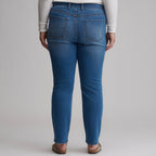 Women's Venture Stretch High-Rise Straight Leg Jeans