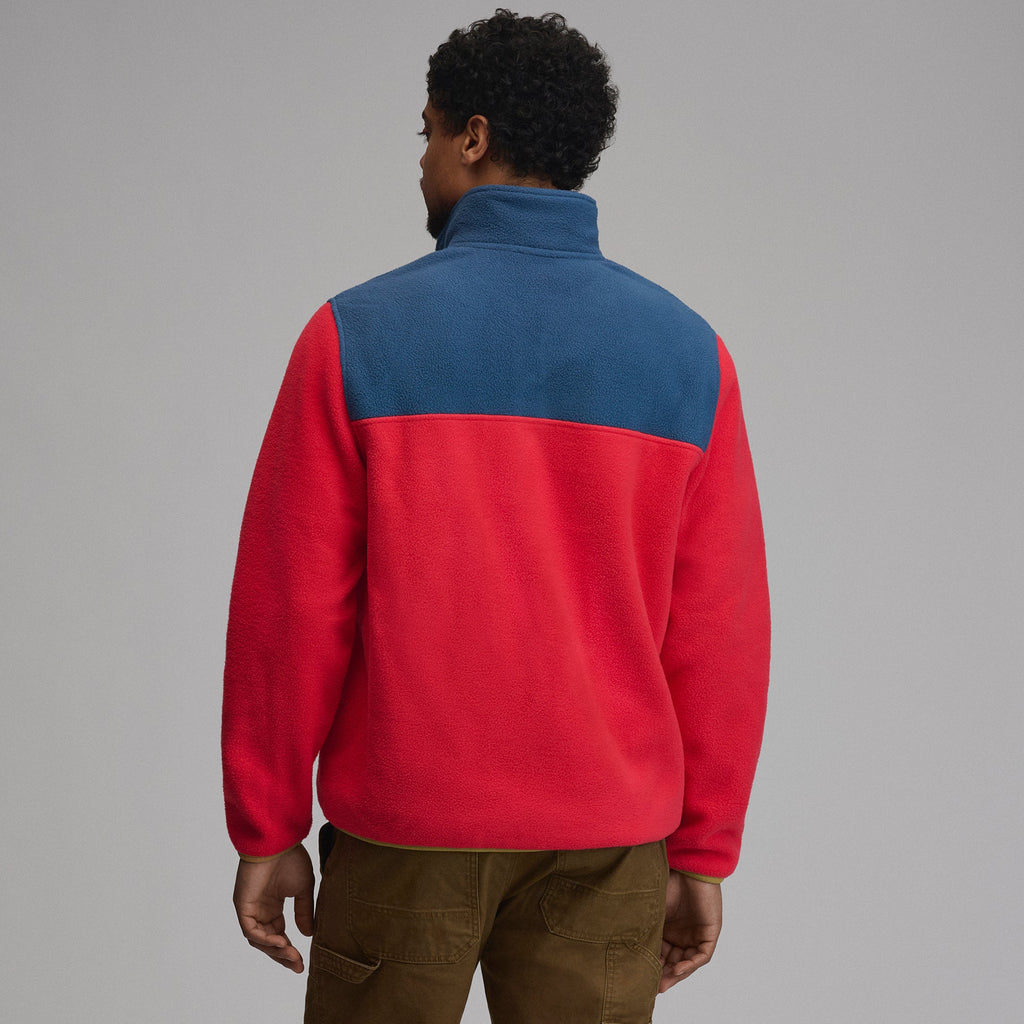Men's Authentic Outdoor Fleece Snap-Mock Pullover