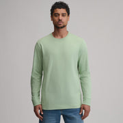 Men's Legend Wash 100% Cotton Long-Sleeve Classic T-Shirt - Limestone