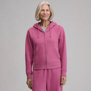 Women's Vintage Soft Full-Zip Hoodie - Dusty Rose
