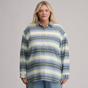Women's Long-Sleeve Heritage Soft Boyfriend Flannel Shirt - Limestone