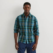 Men's Eddie's Favorite Classic Fit Flannel - Pattern - Teal