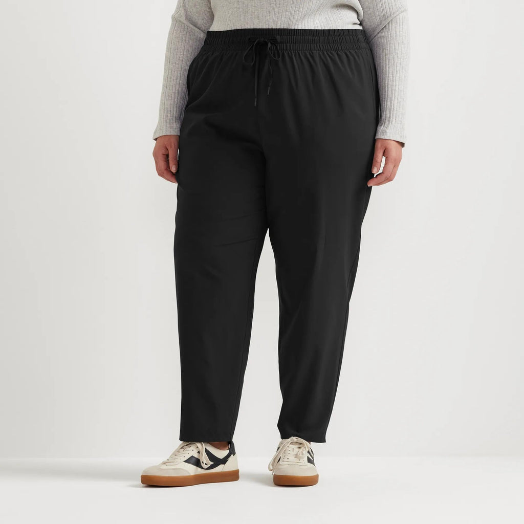 Women's Departure Stretch Tie-Front Ankle Pants