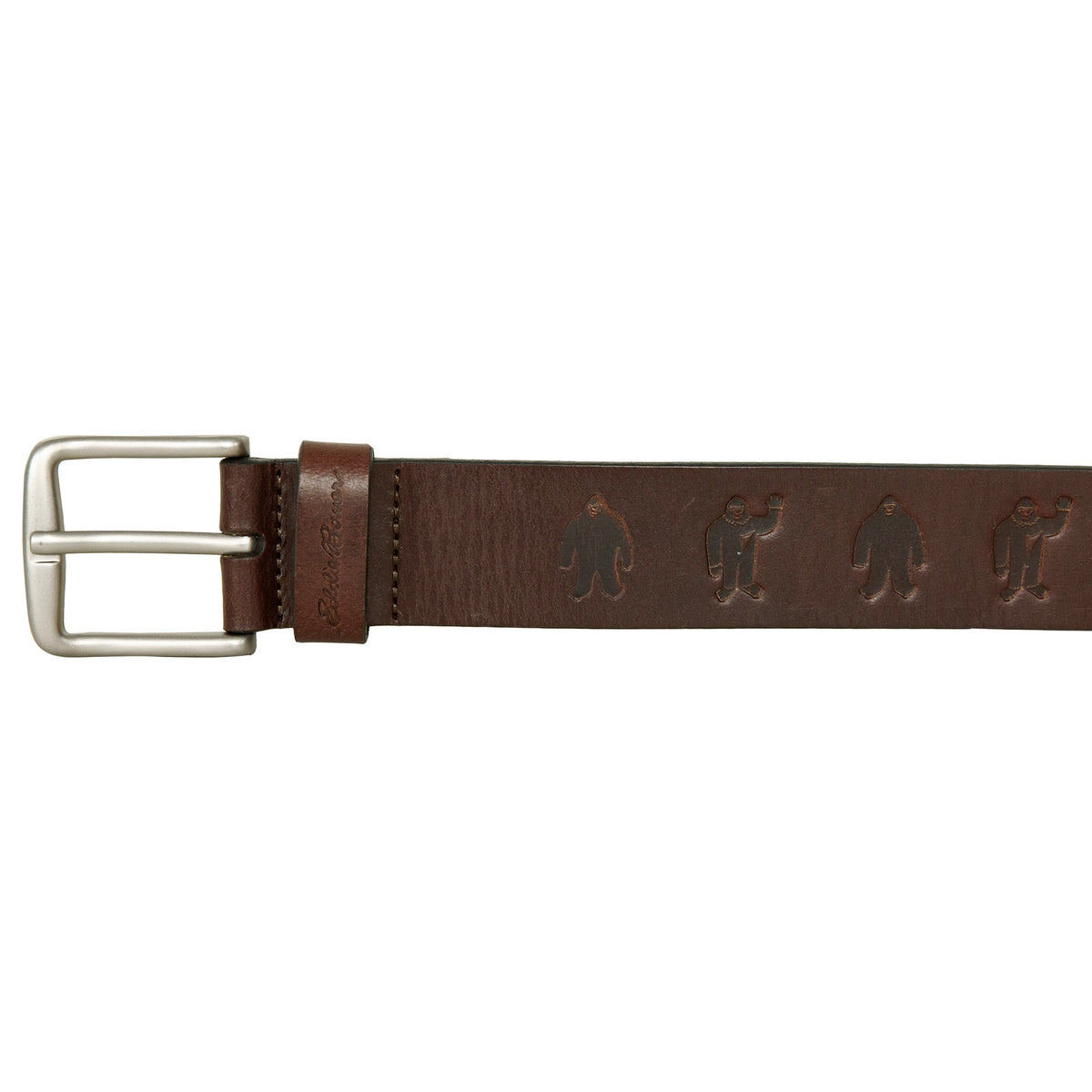 Men's Embossed Sasquatch Harness Leather Belt