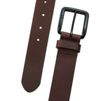 Men's Matte Leather Jean Belt