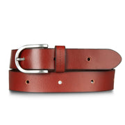 Women's Endless Leather Belt - TAN