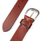 Women's Center Lacing Detailed Leather Belt