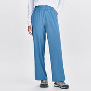 Women's Rio Textured Pants - Tile Blue